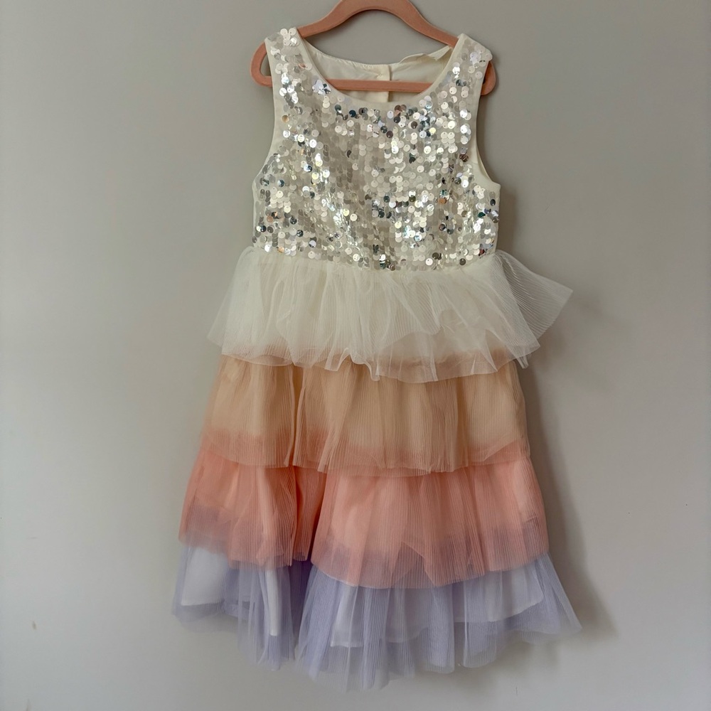 Sequin & Tulle Party Dress